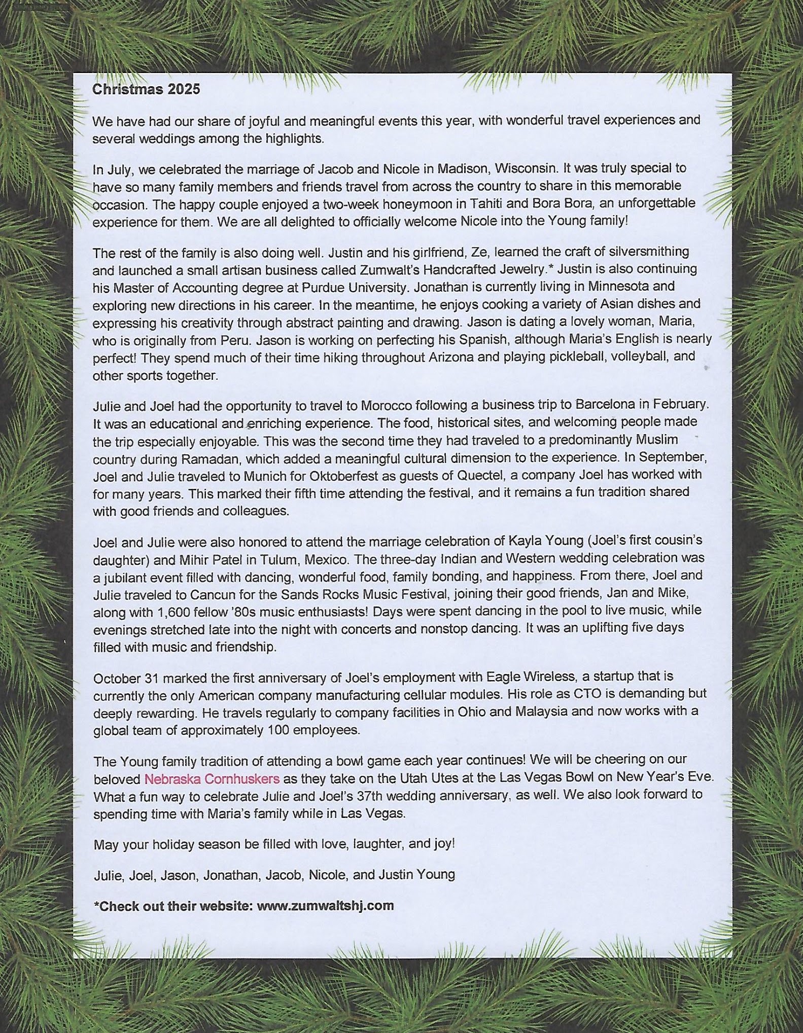 Holiday Letters 2025